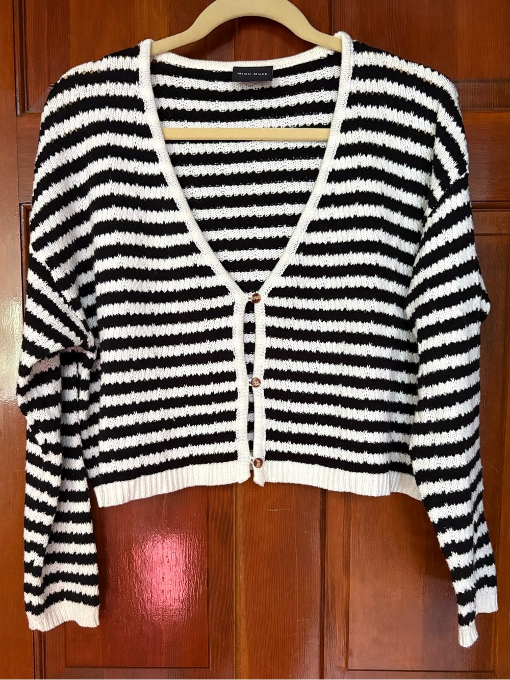 Striped cardigan